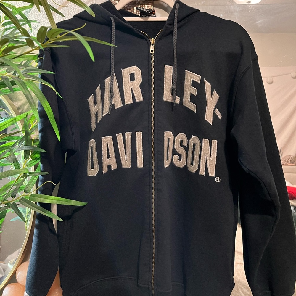 Harley Davidson dark blue hoodie